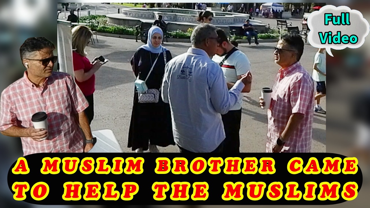 A Muslim brother came to help the Muslims.BALBOA PARK
